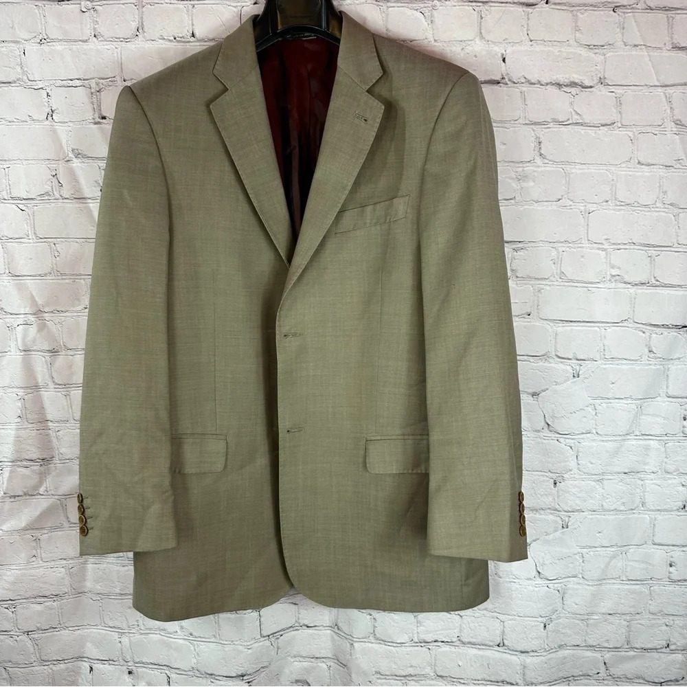 Gianni Orvietto Angelico Wool Blazer Sports Coat Sz 43r Made In Italy